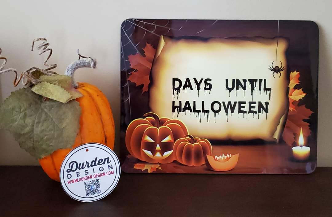 Days Until Halloween - Dry erase board