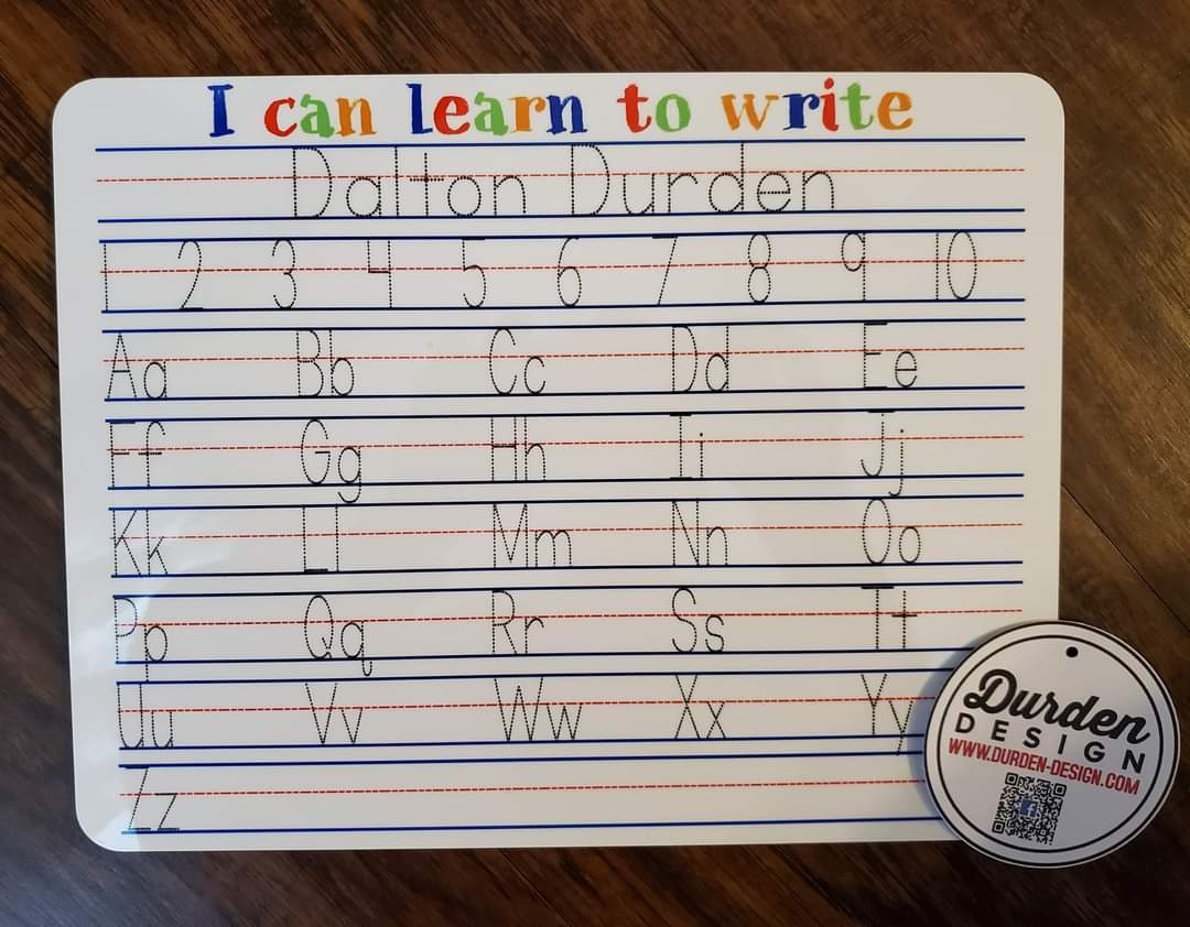 I can write - Dry erase board