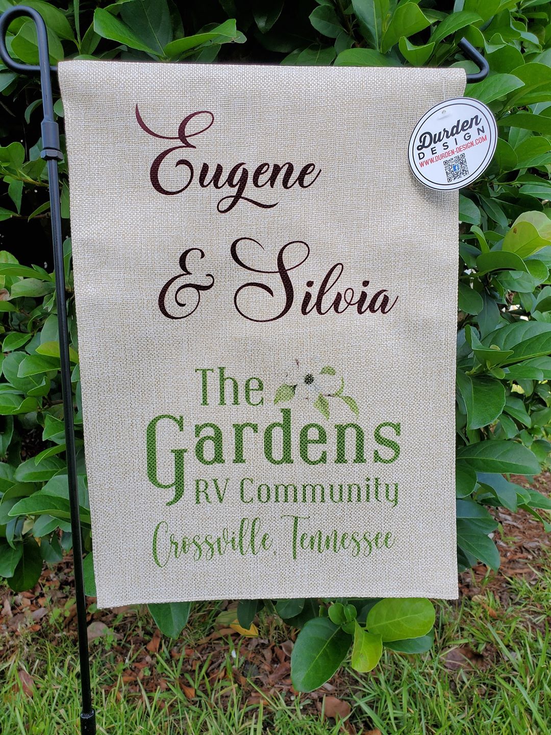 The Gardens - Crossville, TN Garden flag 12X18in