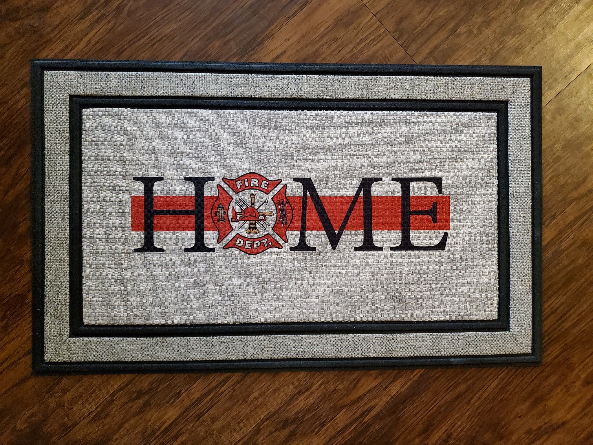 Firefighter Door Mat