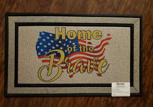 Home of the Brave Floor Mat