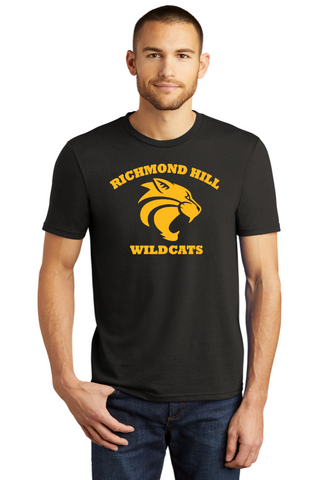 Richmond Hill Wildcat design in Gold print