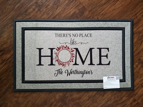 There's No Place Like Home Door Mat